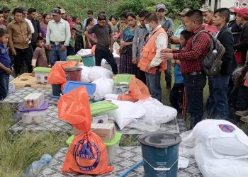 Conred lleva asistencia humanitaria a comunidad de Tucurú