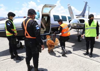 Fortalecen trabajo antinarcótico en el Aeropuerto Internacional La Aurora