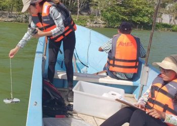 MARN lleva a cabo monitoreo de calidad del agua en Petén