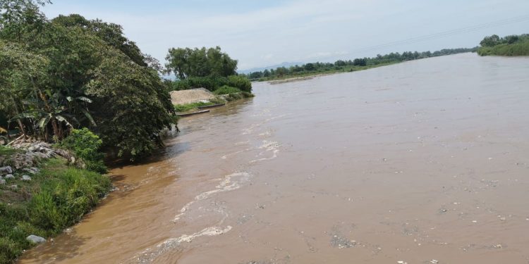 Conred monitorea áreas vulnerables en Izabal ante crecida del río Motagua