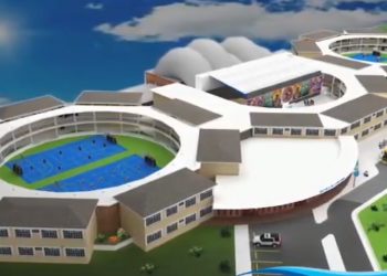 Avanza construcción de escuela La Reforma en Santa Cruz Muluá