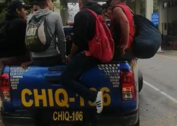 INTERCEPTAN A MIGRANTES