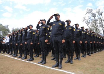 Graduación de agentes de la PNC en marzo del 2022