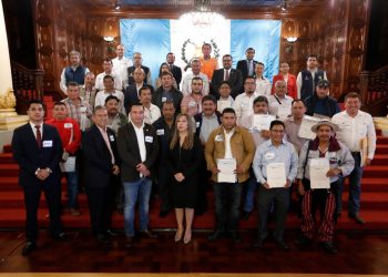 Alcaldes de Huehuetenango participaron en la segunda gira presidencial