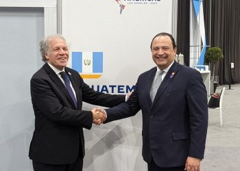 Canciller guatemalteco se reúne con secretario general de la OEA