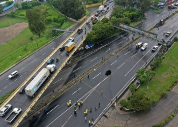 Autoridades realizan trabajos en municipio de Villa Nueva