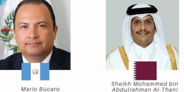 Cancilleres de Guatemala y de Catar