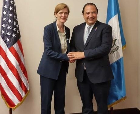 Canciller guatemalteco sostiene encuentros con representantes de CIDH y USAID