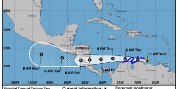 El Insivumeh monitorea ciclón tropical.