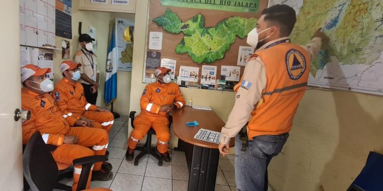 Jalapa: Instituciones están en apresto para atender eventualidades por las lluvias