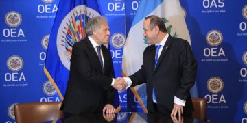 Mandatario se reúne con secretario general de la OEA