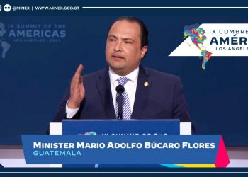 Canciller guatemalteco destaca reactivación económica, lucha contra el narcotráfico y combate a la migración irregular
