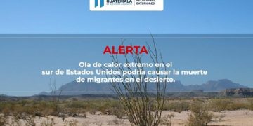 Alertan a migrantes sobre ola de calor en el sur de Estados Unidos