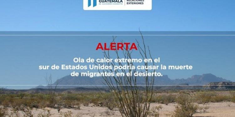 Alertan a migrantes sobre ola de calor en el sur de Estados Unidos