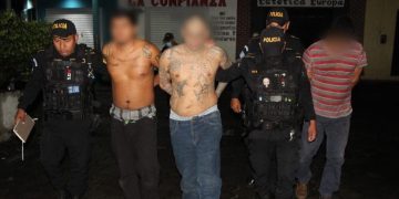 PNC capturó a cuatro salvadoreños en Quetzaltenango.