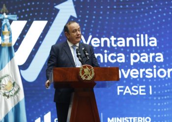Presidente Giammattei participa en el lanzamiento de la Ventanilla Única para las Inversiones