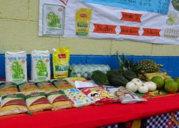 Supervisan cuarta entrega de alimentación escolar en San Miguel Panán