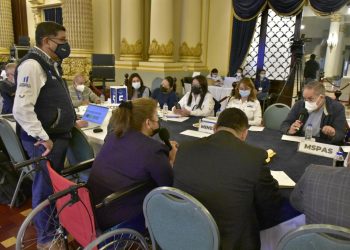 Alcaldes de Retalhuleu participan en la segunda gira presidencial 2022