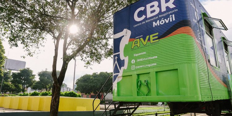 Habilitan Centro de Bienestar Respiratorio Móvil en colonia La Reformita, zona 12