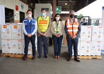 Ingresa a Guatemala lote de 349 mil 830 dosis de vacuna Pfizer