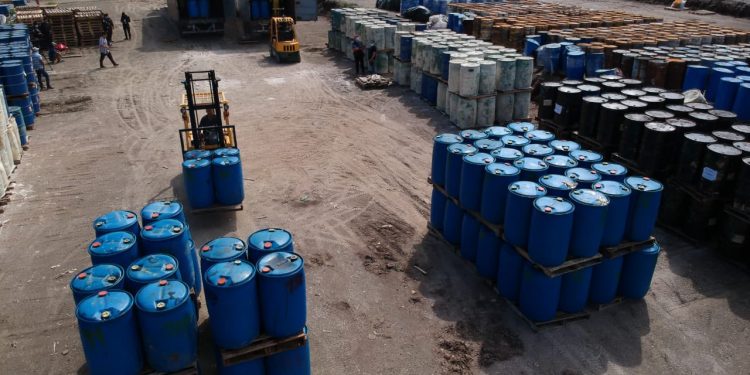 Destruyen precursores químicos