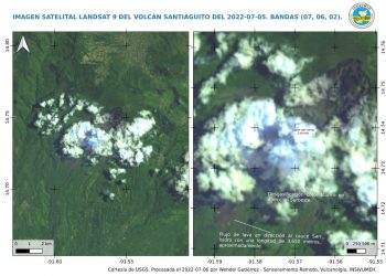 Emiten recomendaciones por actividad del volcán Santiaguito