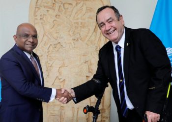 Mandatario recibe al presidente de la Asamblea General de las Naciones Unidas