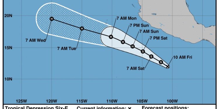 La tormenta tropical Estelle avanza ocasionando fuertes lluvias en México