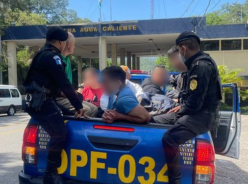 PNC asiste a migrantes interceptados en distintos puntos