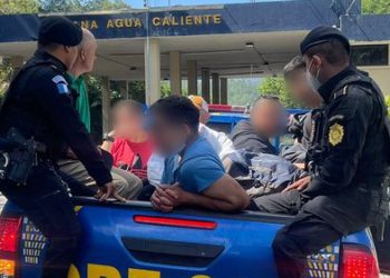 PNC asiste a migrantes interceptados en distintos puntos