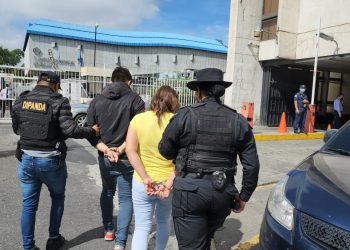 Presuntos integrantes de la mara 18 capturados por delito de extorsión.