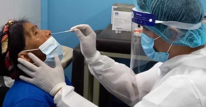 Salud refuerza diagnóstico oportuno de COVID-19 en Huehuetenango