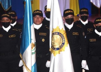Escuintla celebra 25 aniversario de la PNC