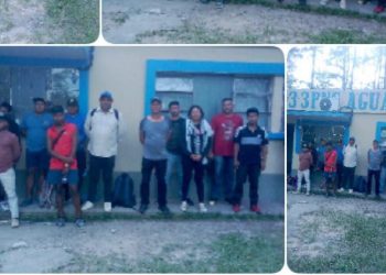 Agentes de la PNC trasladan a 45 personas a Migración