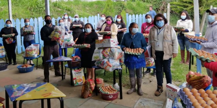 Hogares comunitarios de San Marcos reciben alimentos