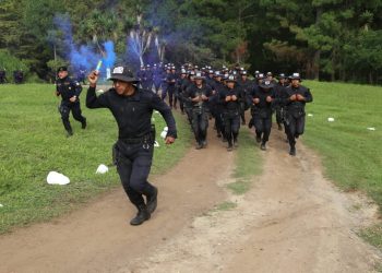 Supervisan formación de la 29 promoción de elementos de Difep