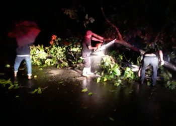 Brindan asistencia por incidentes causados por lluvias