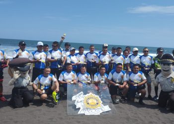 Realizan caravana policial para promover cultura de denuncia ciudadana