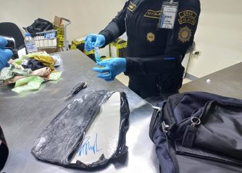 Más de ocho kilos de cocaína localizados en maletas, en aeropuerto La Aurora