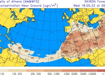 Polvo del Sahara en Guatemala