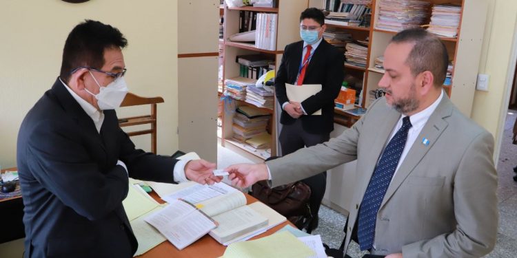 Juez GÃ¡lvez recibe la visita del subdirector ejecutivo de Copadeh
