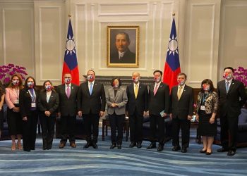 El canciller Mario Búcaro se reunió este martes en Taipéi con la presidenta de ese país, Tsai Ing-wen.