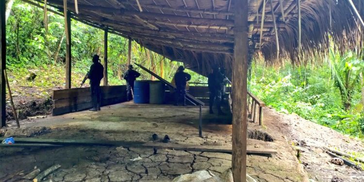 El supuesto narcolaboratorio esta ubicado en Alta Verapaz.