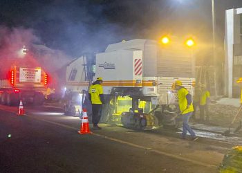 Autoridades supervisan mejoramiento de tramo en la CA-1 Occidente