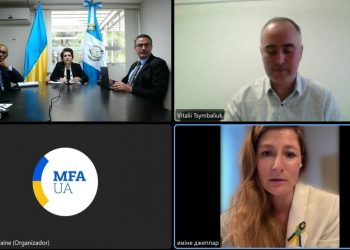 Guatemala y Ucrania abordan temas de agenda bilateral