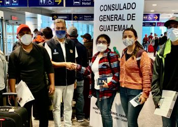 Grupo de 166 guatemaltecos viaja con visas de trabajo a Canadá