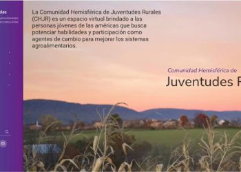 IICA lanza una plataforma para potenciar el conocimiento en los jóvenes