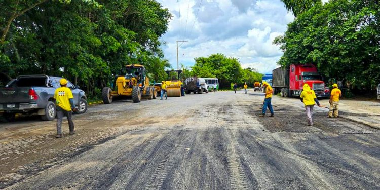 Covial trabaja para rehabilitar ruta a Quiriguá