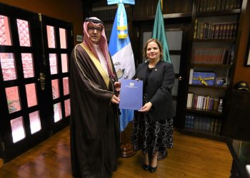 La vicecanciller del Minex se reunió con el embajador de Arabia Saudita en México. /Foto: Minex