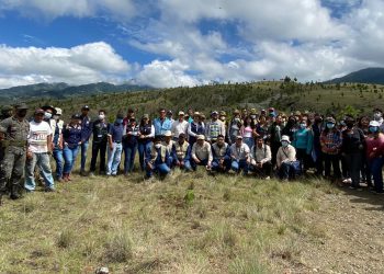 Reforestan zona hídrica y reserva de manantiales de Huehuetenango